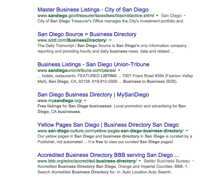 San Diego | Free Business Listing | Search Result